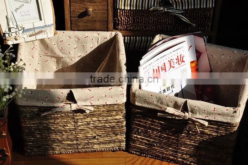 Home used / hotel ued Cheap hot sale simple woven storage baskets