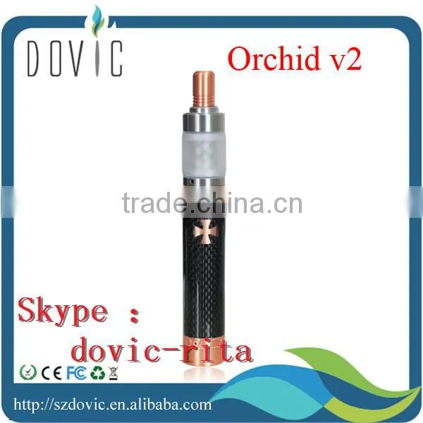 Clear tube bottom feeding design orchid atomizer orchid v2
