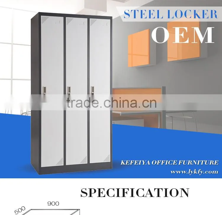 Office Furniture Metal Steel Metal Wardrobe Sliding Door Wheels