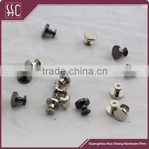 wholesale screw rivet/budkle rivet for ladies bag