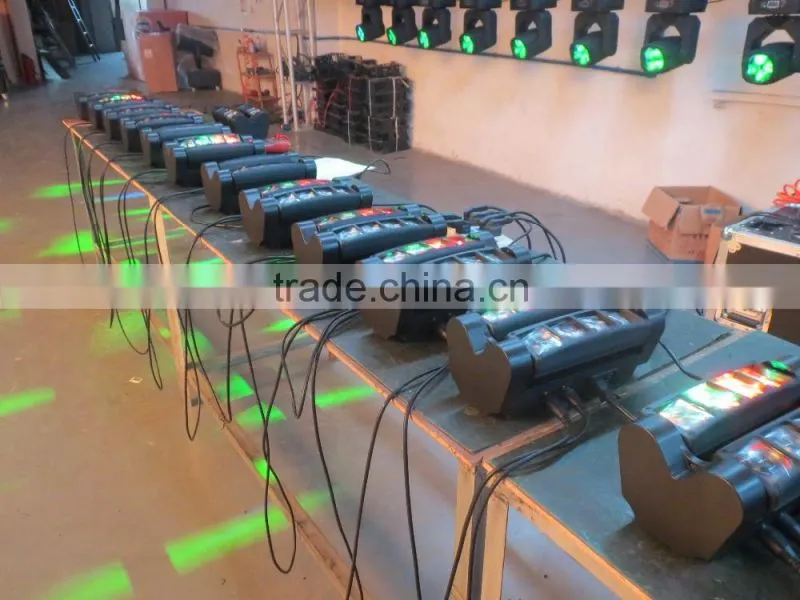 Hot sale! 2016 8x3w rgbw led mini spider disco light spider beam light
