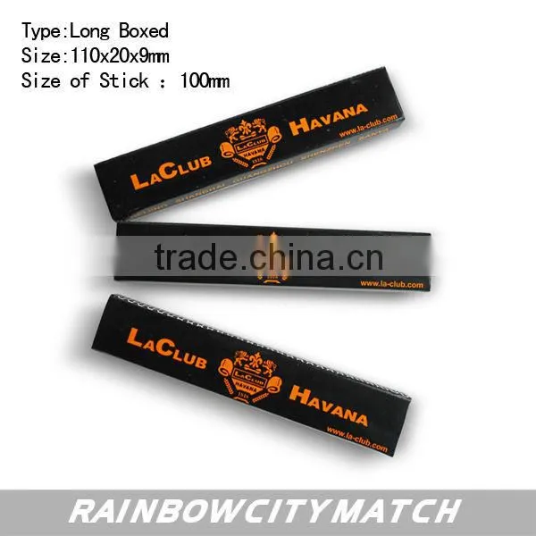 box matches with cmyk color printting and hotel matches and