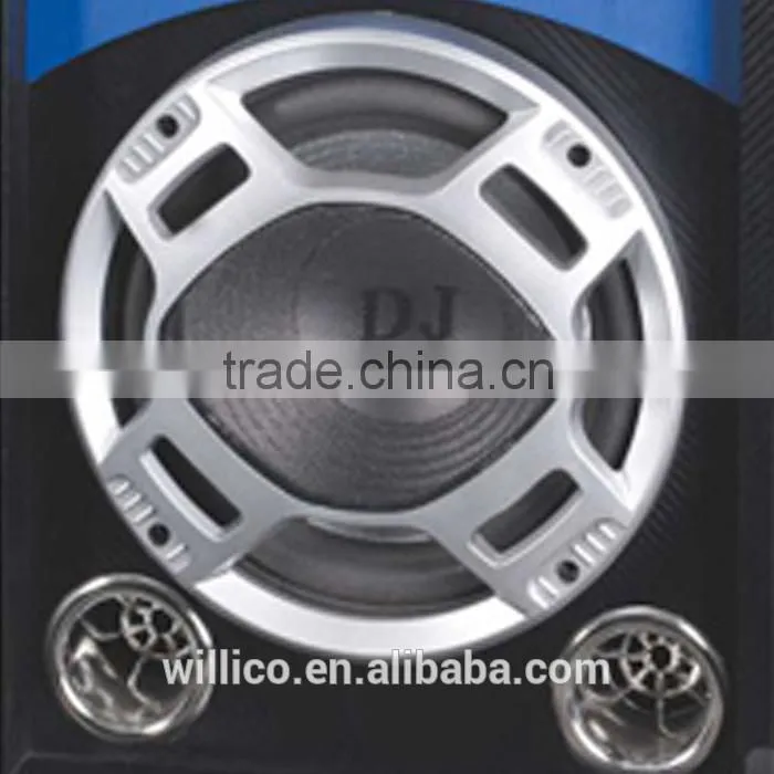 Factory wholesale price Wooden dj speaker portable hifi super bass vibration disco speaker