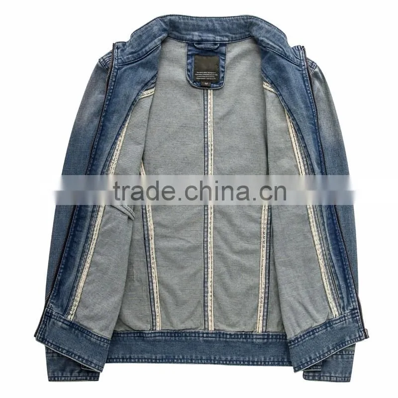 Yingzhong Garment oem design men jeans coat oversized kimono jackets