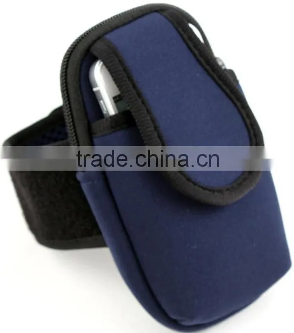 sports neoprene armband phone pouch