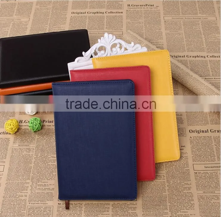 Factory Customized Leather Notebook Cover Faux Leather Notebook