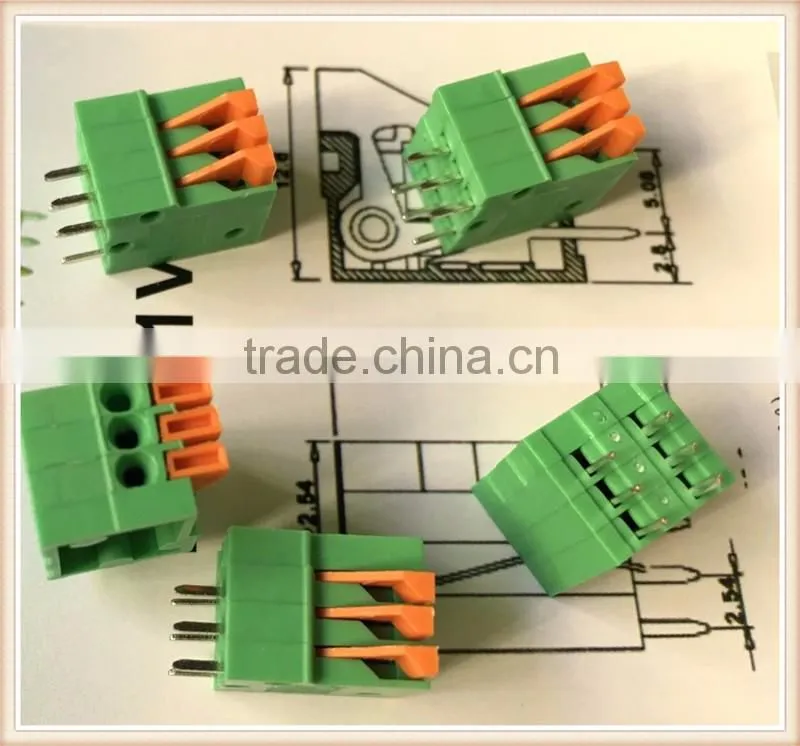 Video Device 2.54MM Screwless Terminal Connectors Blocks