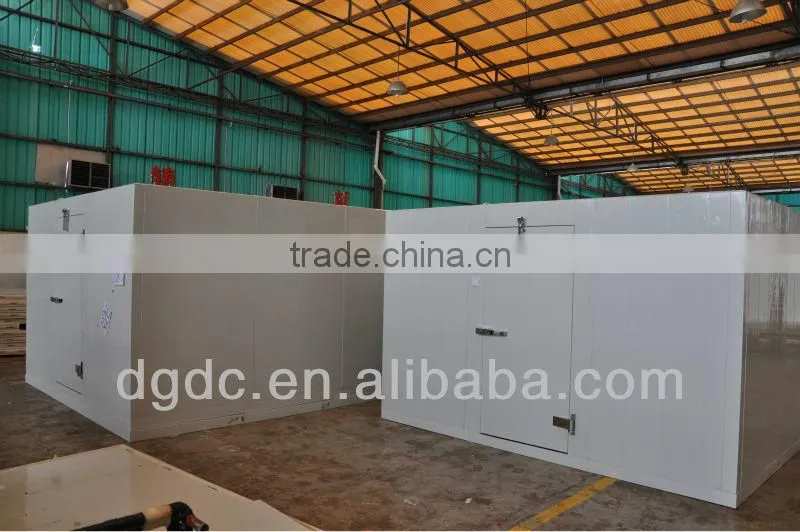standard modular cold room with polyurethane insulation