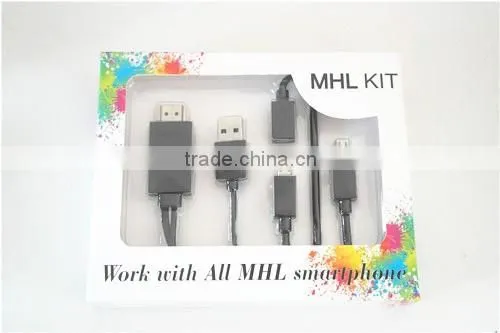 Cabletolink MHL KIT to HDMImedia adapter 1080p micro 5pin USB for Android Phones Tablets