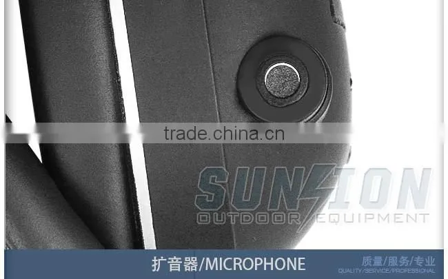 Hot-selling ABS Material Durable Tactical Ear Muff (Electronic Control)