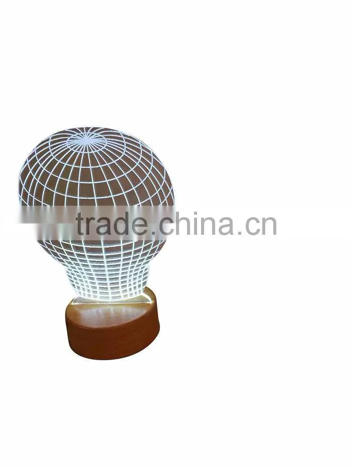 3D Night Light LED Lamp For Kids Bedroom decoration
