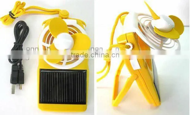 latest promotional boys gift item fan with solar battery