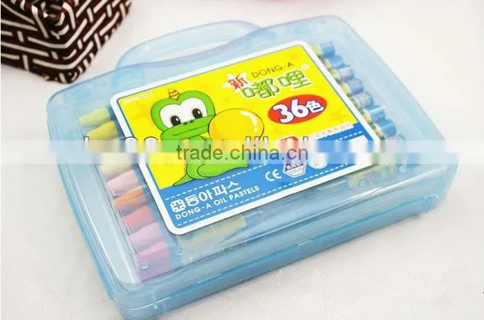 36 colour oil pastel cheap school stationery set for children
