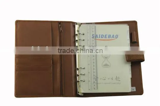 Fashion vintage style organizer notebook