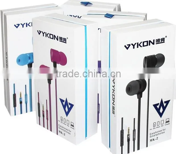 High quality New Metal Earphones with deep bass for