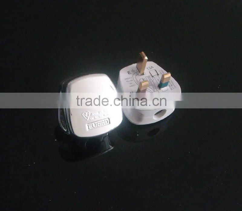 British style double 13A british plug switched socket with neon and 2 USB