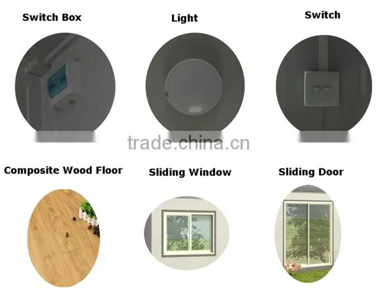 2016 China New Prefab Homes Modular Villa Prefab Flat Packed Container House