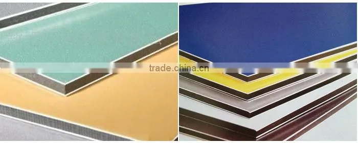 PE coated Waterproof Bathroom Acp Panel in solid color