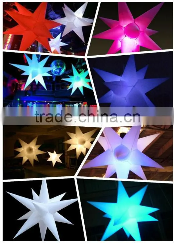 inflatable star with led
