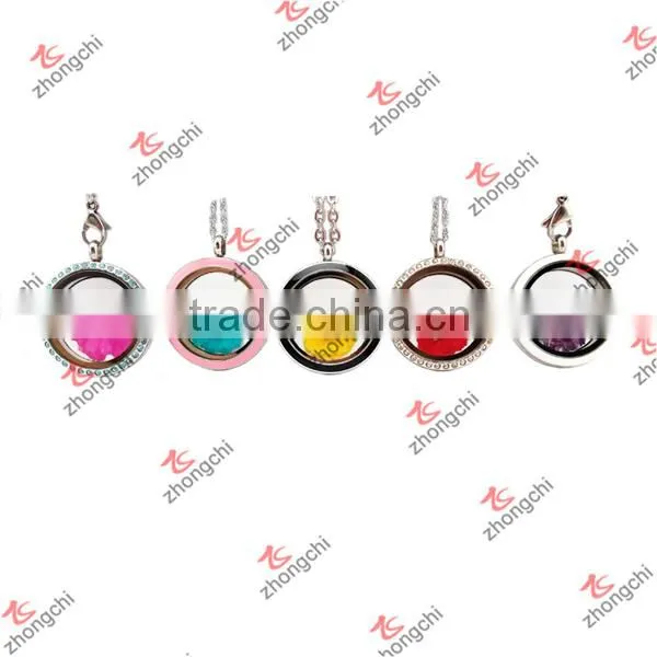 Alloy Rainbow Color Magnets Open Story Charms Lockets Girl Gifts (RLE-51024)