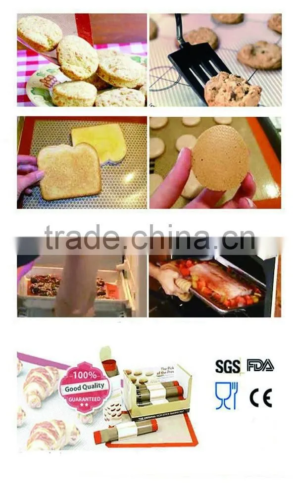 Eco-friendly Non-stick Kitchen Silicone Heat-resistant Mats