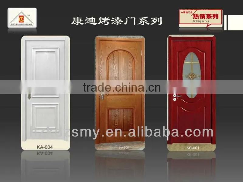 Luxury design indoor swing door wood door prices