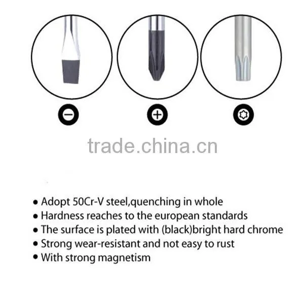 Mulit choice Performance tool good for home owner Be quenched-Screwdrivers