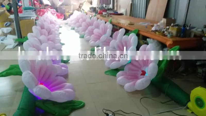 2016 New Inflatable Flower Long Wedding Decoration Flower