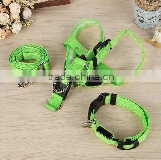 Nylon material reflective Dog Leashes