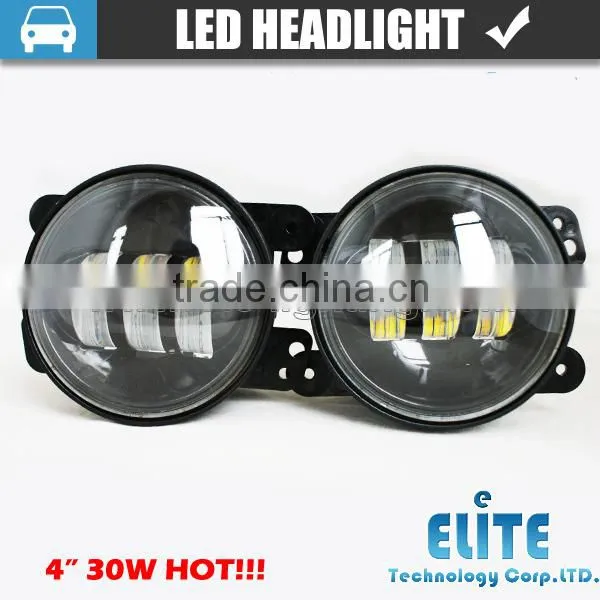 Factory outlet 4*6inch led fog light type and 4 inch/4" LED motorcycle headlight for Harley motorcycle