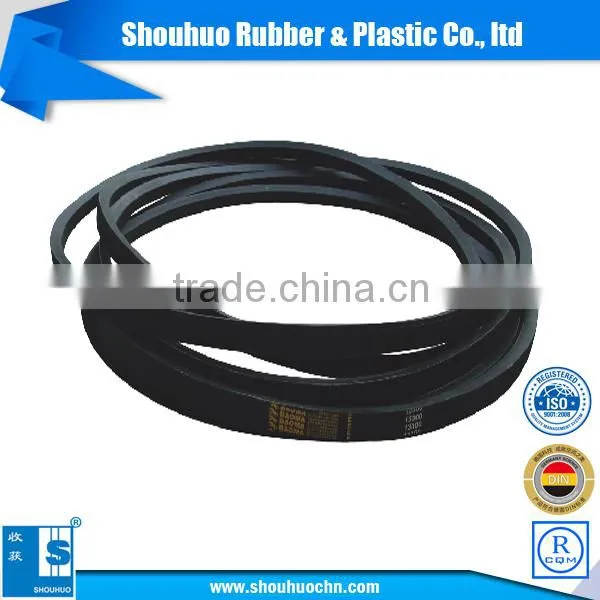Rubber v belt for pulley wheel