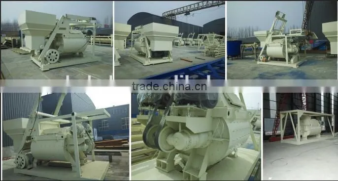 Cement Concrete Machine JS1000 1m3 concrete mixer
