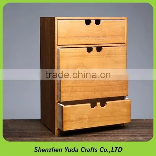 Floor standing wooden storage case MDF drawer in bedroom
