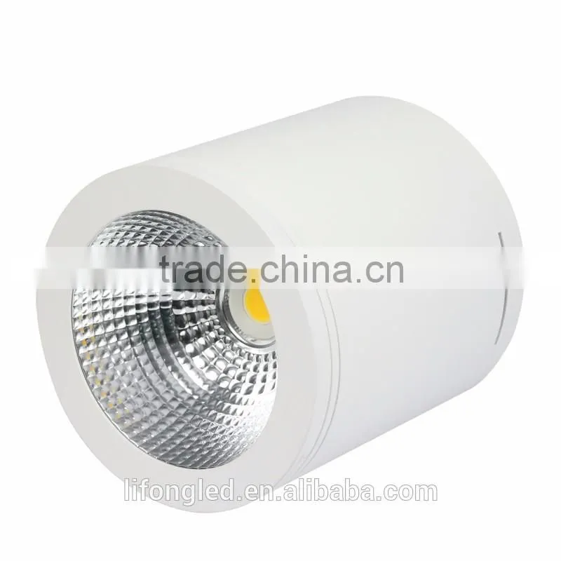 shenzhen led lights CRI 90 25W COB LED Surface Mounted Downlight