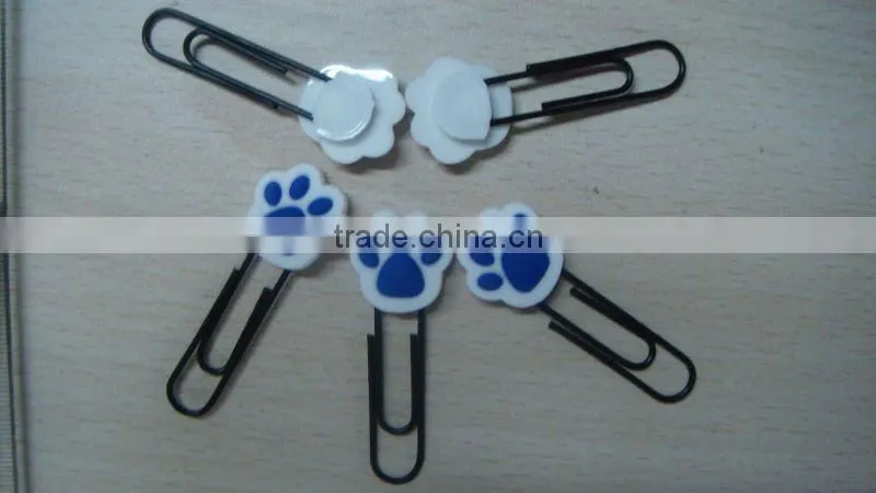 PVC bookmark with cat