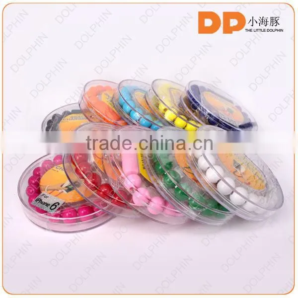 Fashion USB Beads Bracelet Charger Portable Ring Mini Wrist Cable Bracelet Data Cable