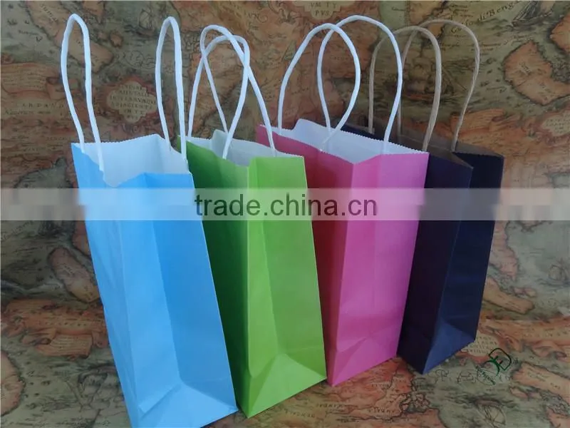 Kraft paper shopping bag, paper bag for shopping
