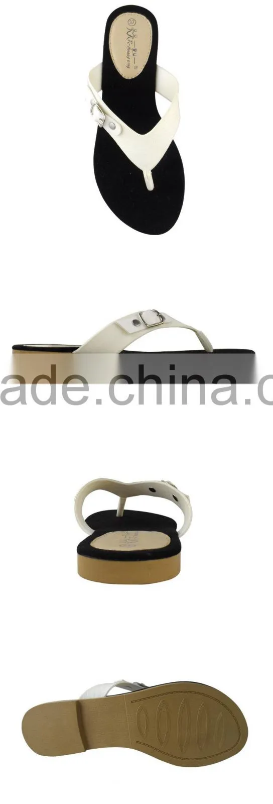 factory price fuzzy shoes suede flip flop with belt slippers for ladies