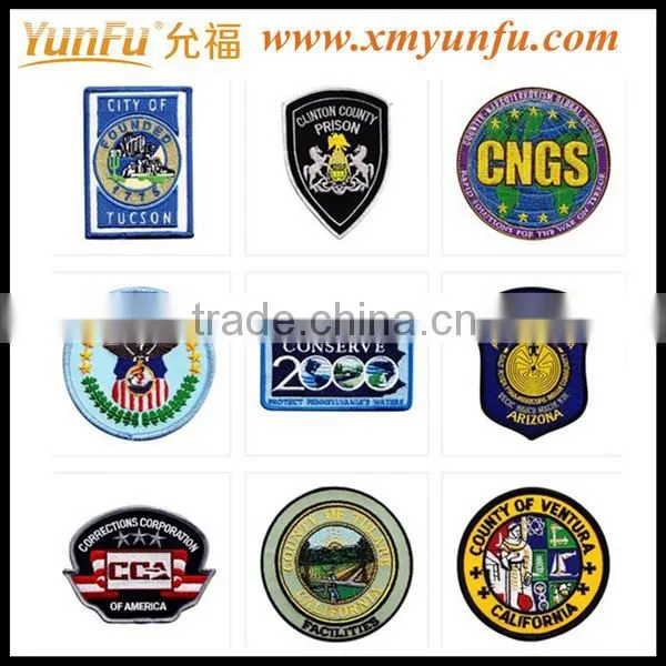 Custom embroidery Sports badges and patches