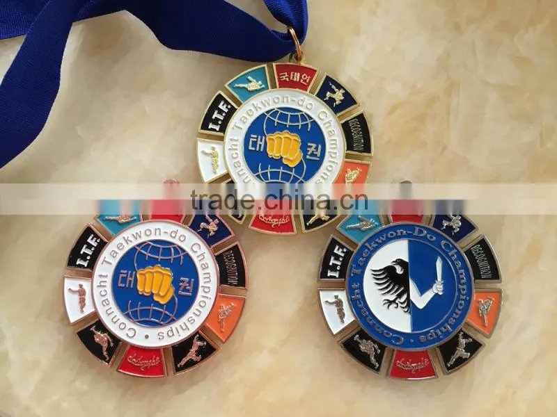Hig quality Zinc Alloy Custom Metal Medal Taekwondo