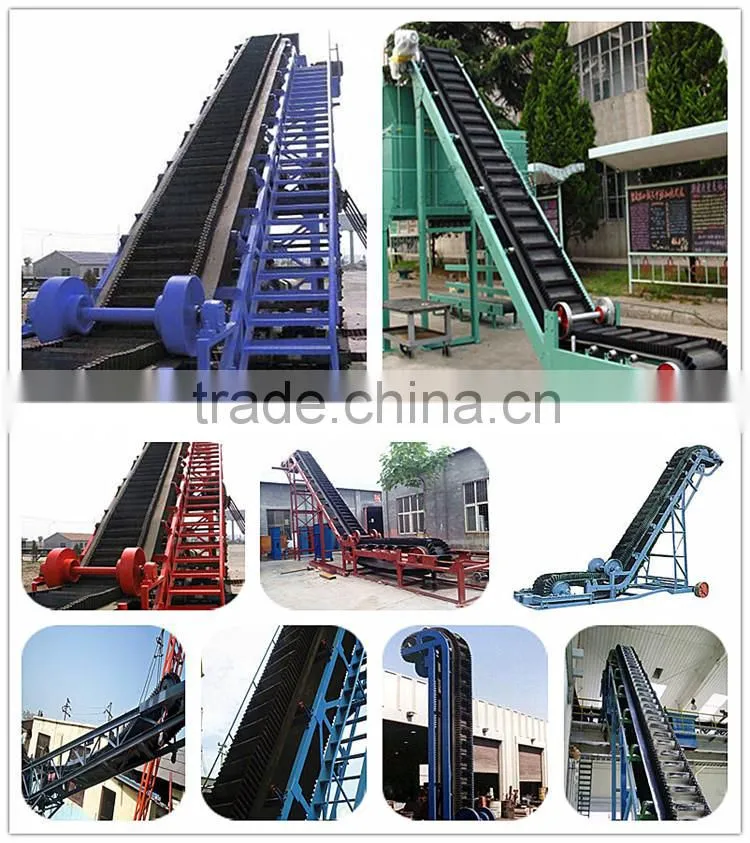 excellent quality large dip angle sidewall for stone belt conveyor China