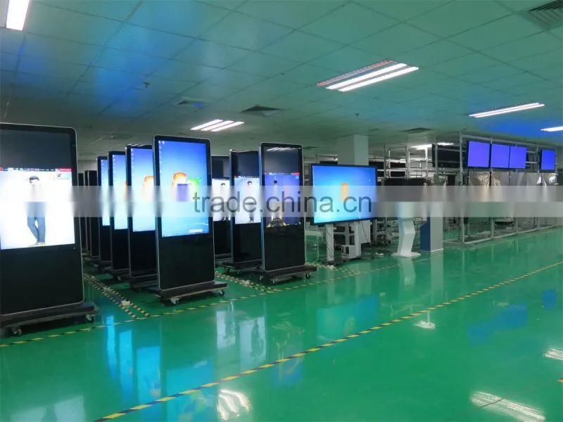 55 inches multi point touch all in one LCD panel/Floor-style/samsung lcd monitor