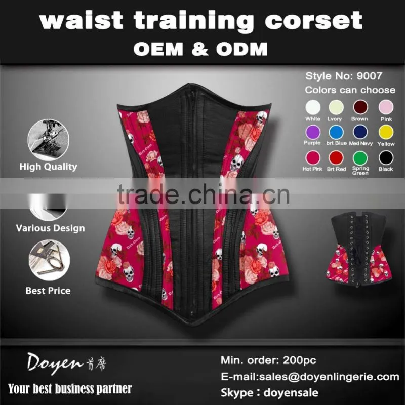 Fashion and popular hot sexy steampunk corset body shaper