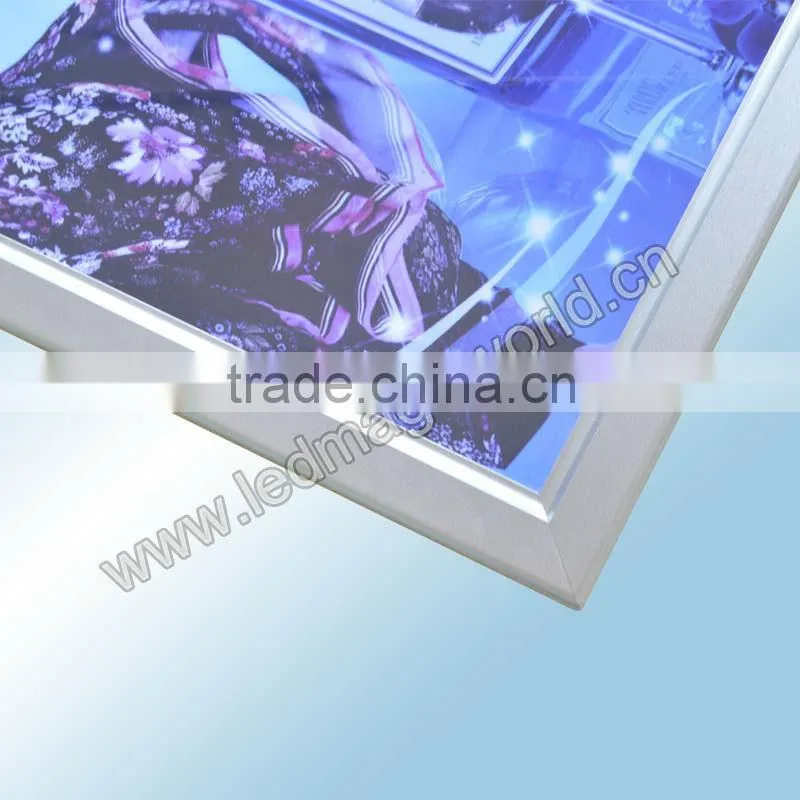Restaurant Backlit Board Advertising Aluminum poster frame/Slim Light Box/Frame Picture