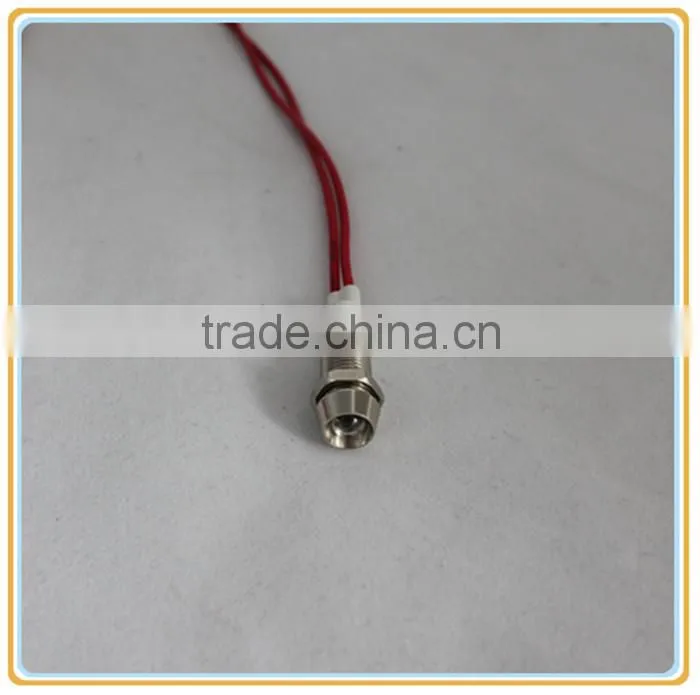 10mm panel mounting hole led light remote control with wire