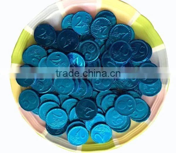 halal dark compound EURO golden coin chocolate