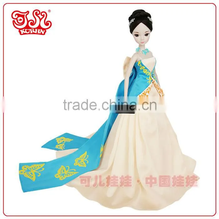 11'' pvc fashion bride doll wedding gift