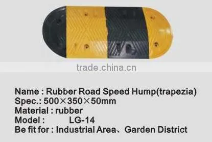 durable rubber traffic speed bump