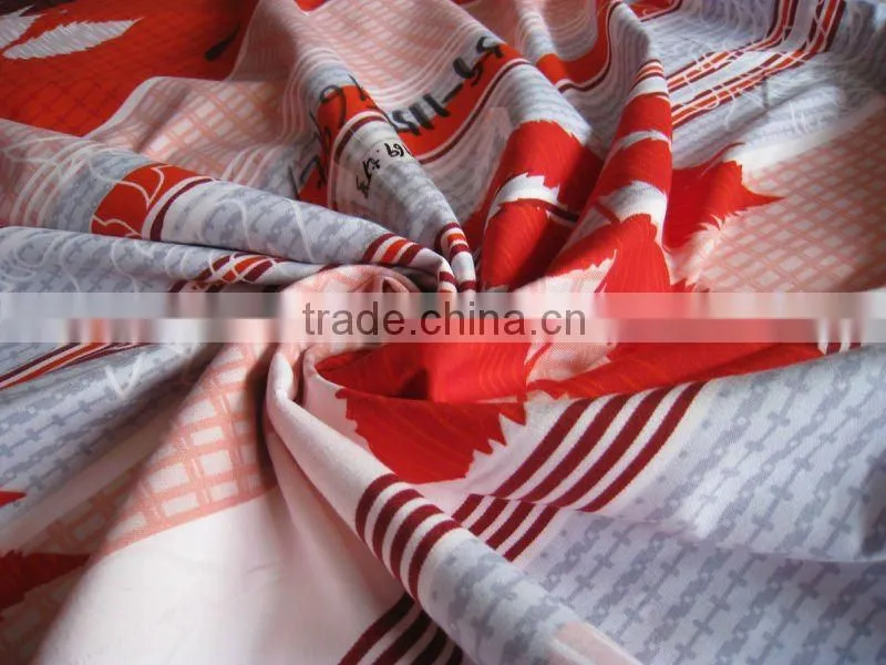 Brightly Polyester Fabric Disperse Printing for bedding Sets and cover
