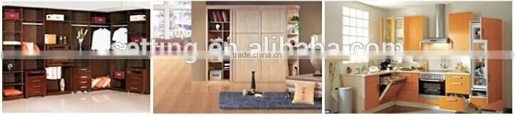 Two side same color wood grain uv board ,one side in high hlossy